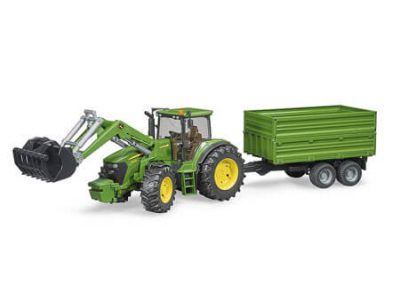 Bruder John Deere Tractor and Trailor Toys